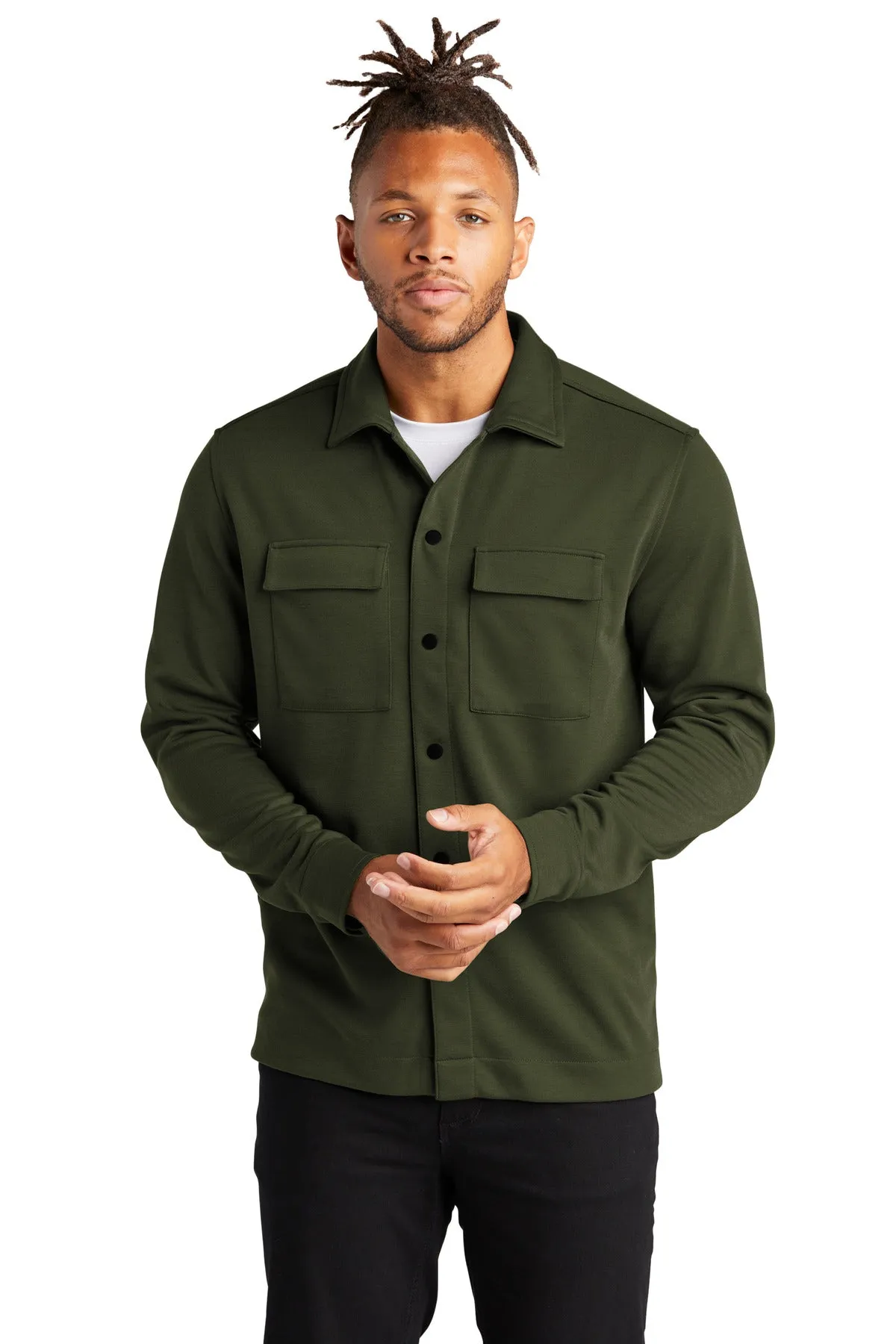 Mercer Mettle™ Double-Knit Snap Front Jacket MM3004