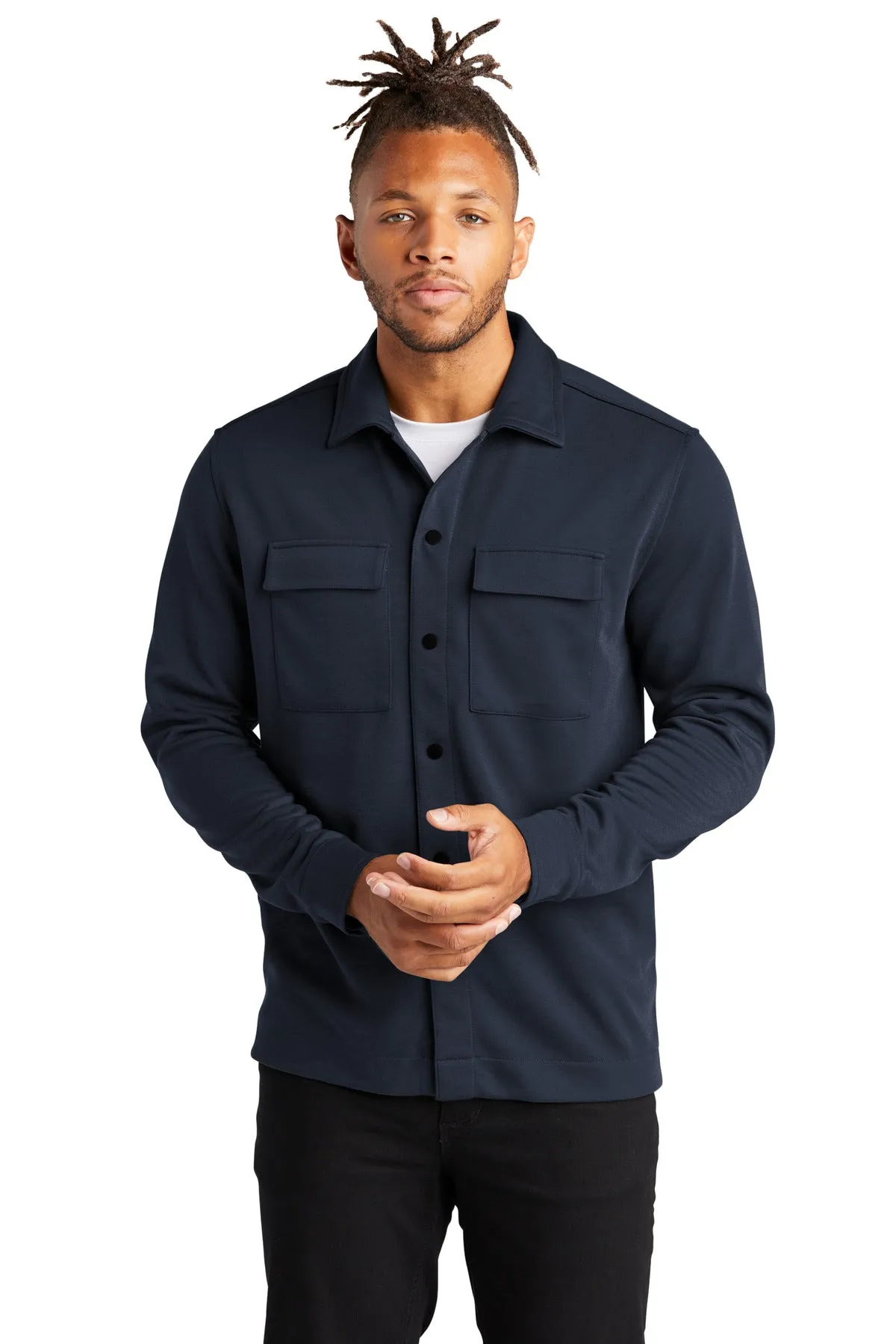 Mercer Mettle™ Double-Knit Snap Front Jacket MM3004