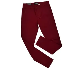 Merlot slim fit chino pants