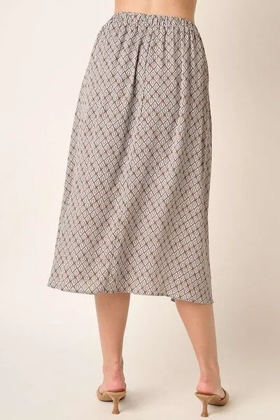 Mittoshop Printed Midi Skirt