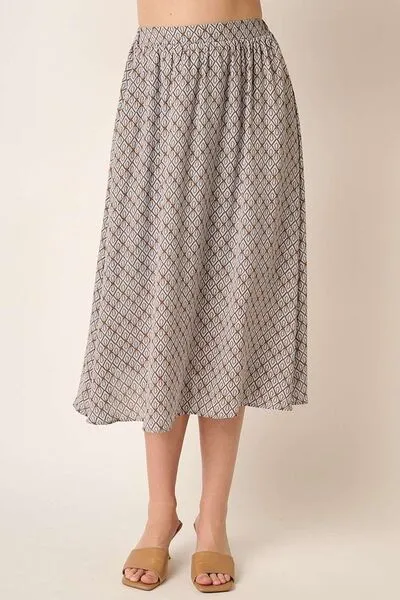 Mittoshop Printed Midi Skirt