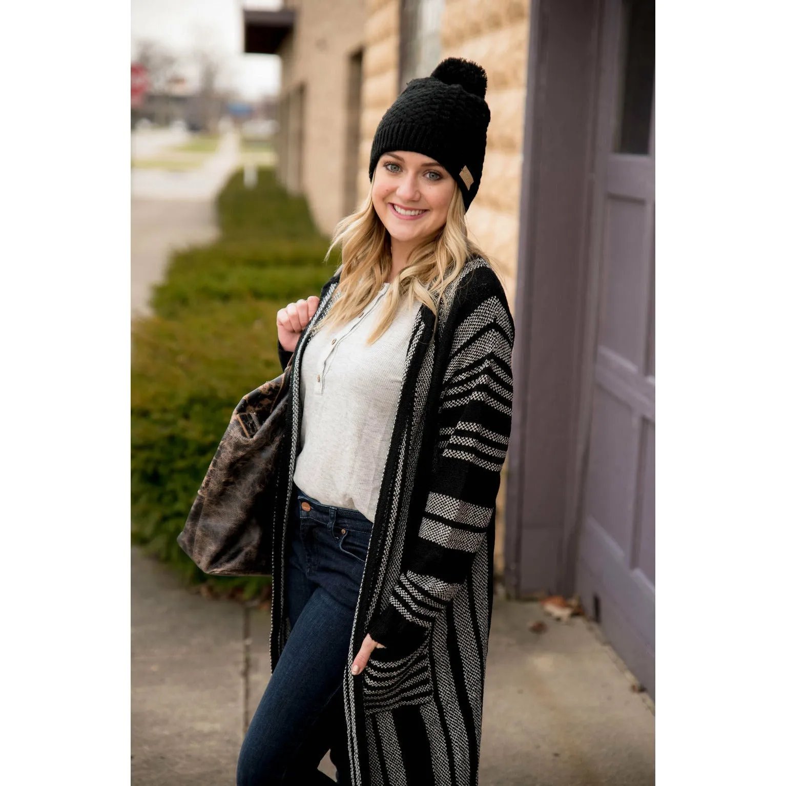 Mixed Stripes Cardigan