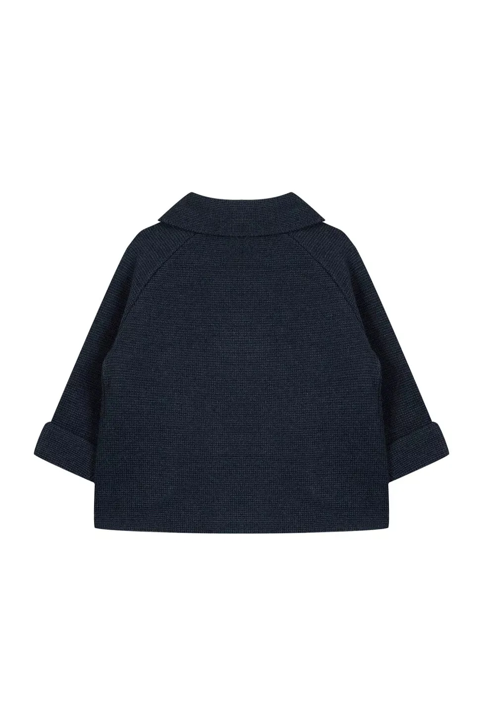 Navy Double Breasted Cardigan - Tartine et Chocolat