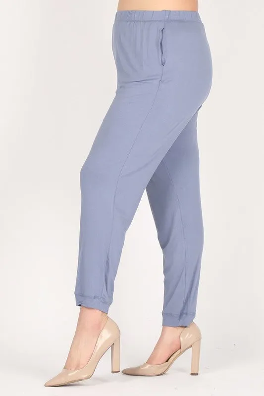 Plus Size High Waist Loose fit pants