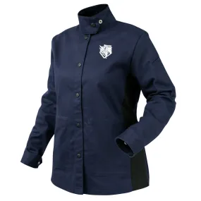 Revco JF1015-NB Navy/Black AngelFire® Women's FR Cotton Welding Jacket