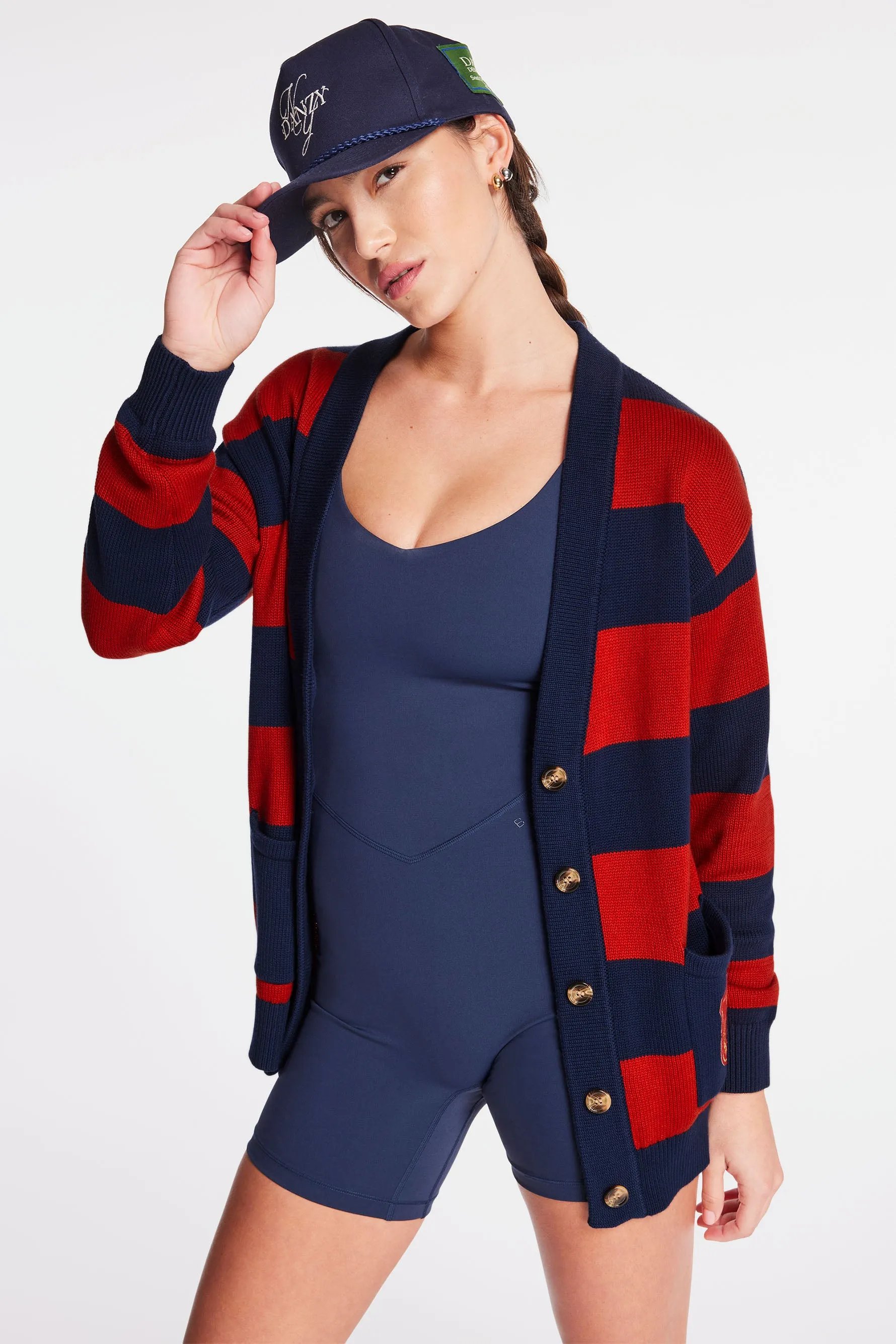 Roosevelt Piper Knit Cardigan - Stripe