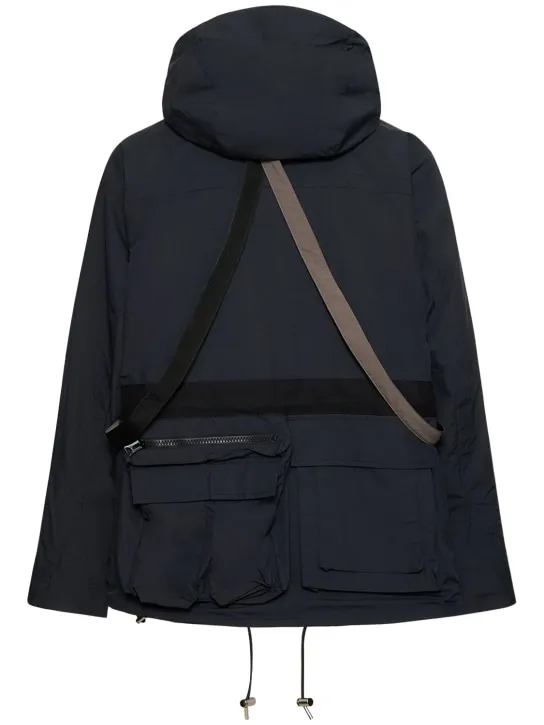 Sacai   Reversible matte taffeta jacket 