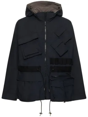 Sacai   Reversible matte taffeta jacket 