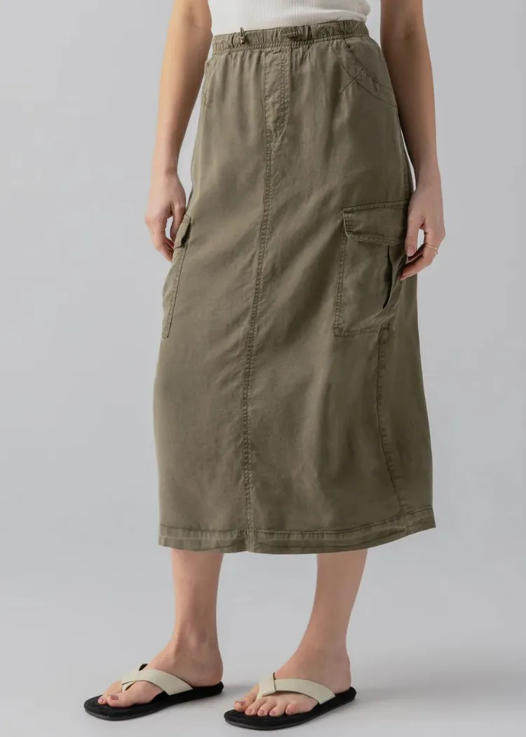 Sanctuary Parachute Skirt - Burnt Olive ***FINAL SALE***