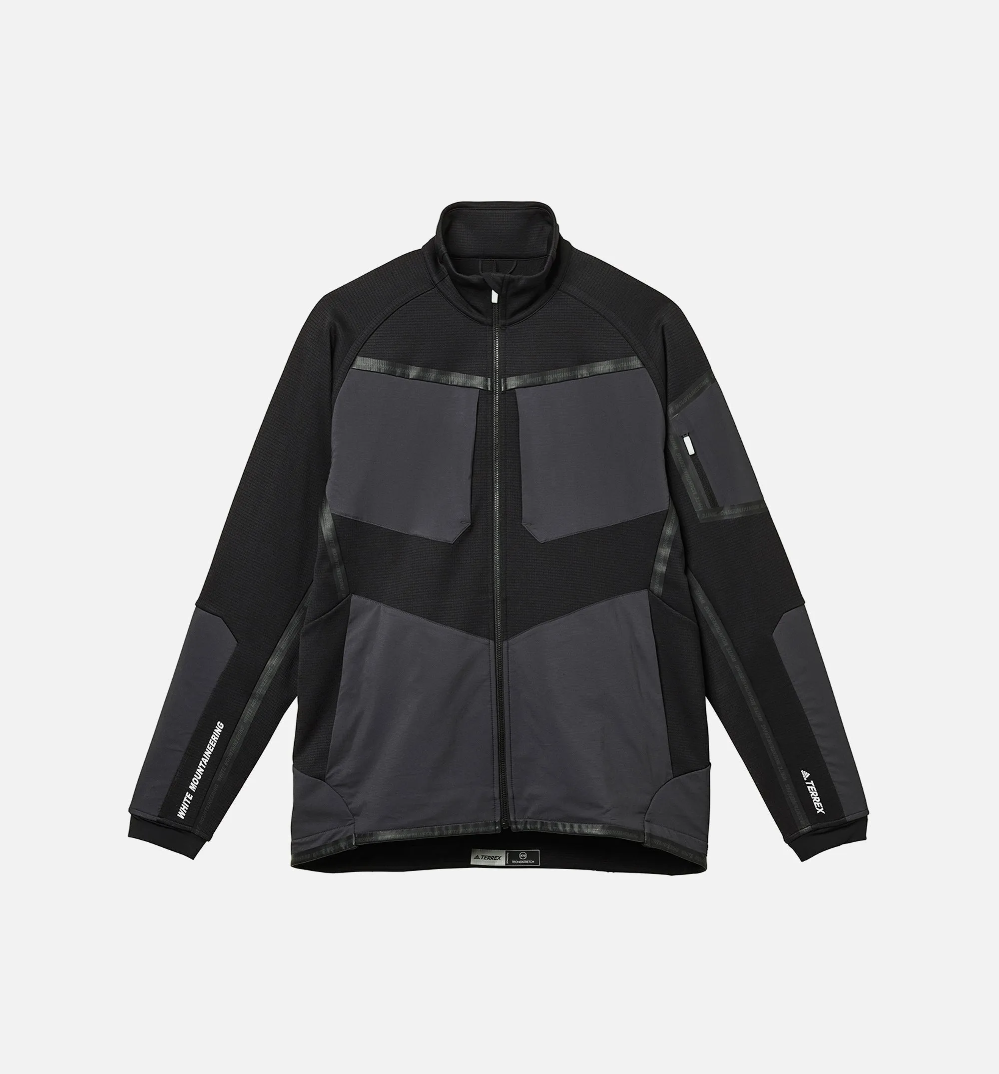 Stockhorn Fleece Mens Jacket - Black/White