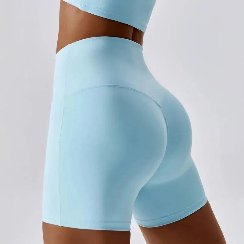 Summer New Candy Color High Waist Shorts