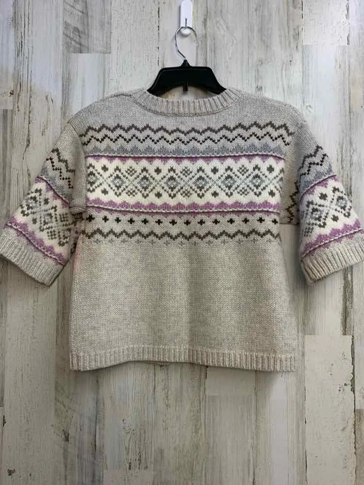 SUNDANCE Tops Size XS GRAY/LAVENDER CARDIGAN Cardigan