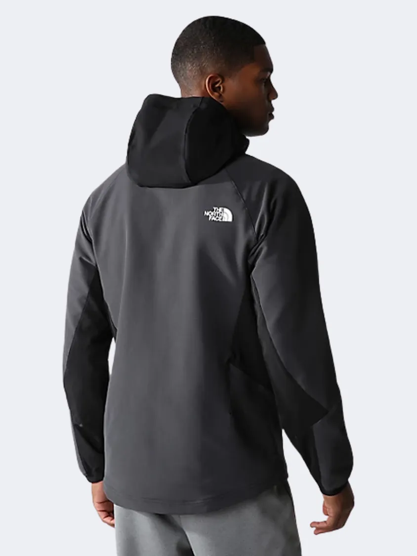 The North Face Athletic Outdoor Softshell Men Lifestyle Jacket Grey/Black