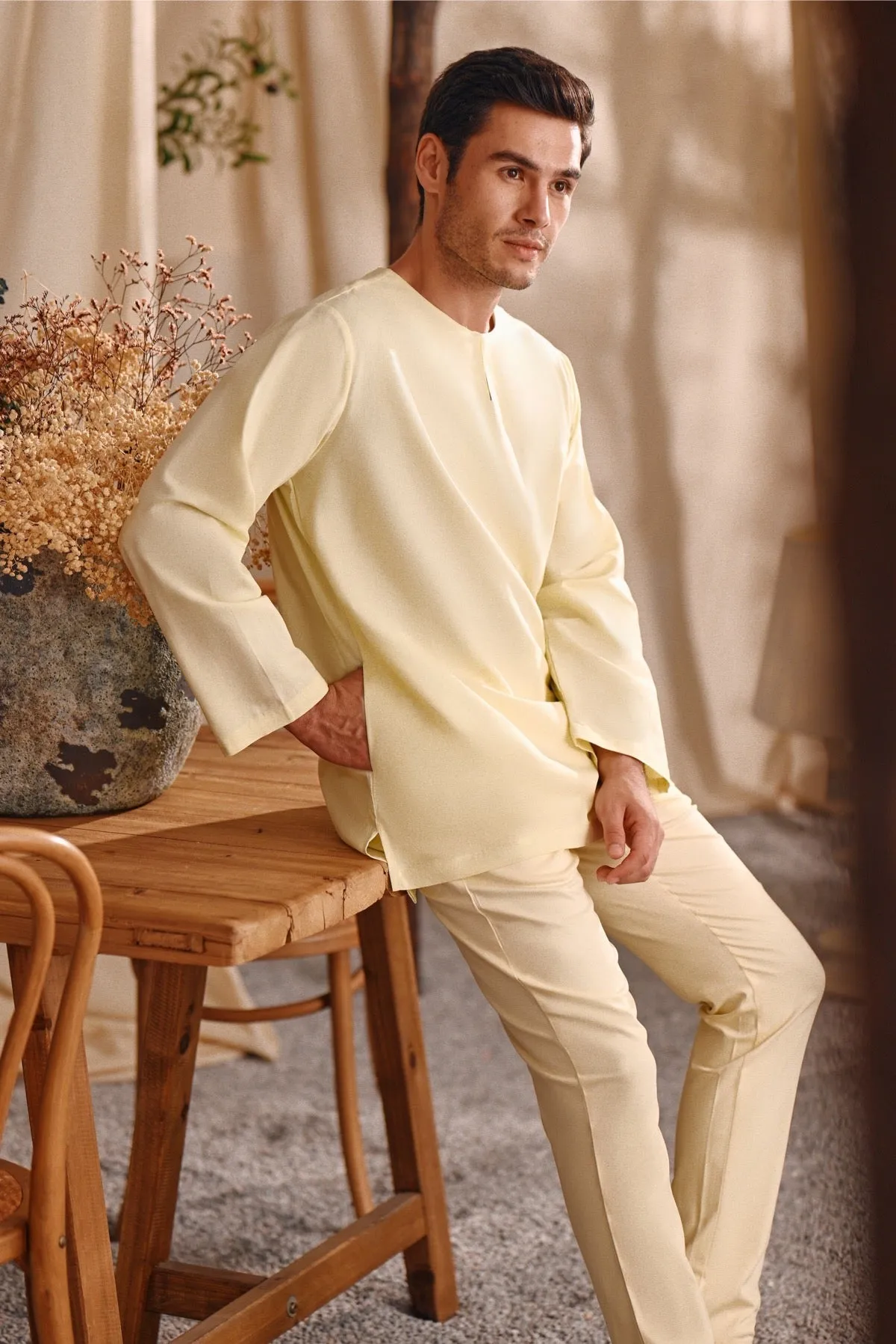 The Perfect Men Slim Fit Pants - Baby Yellow