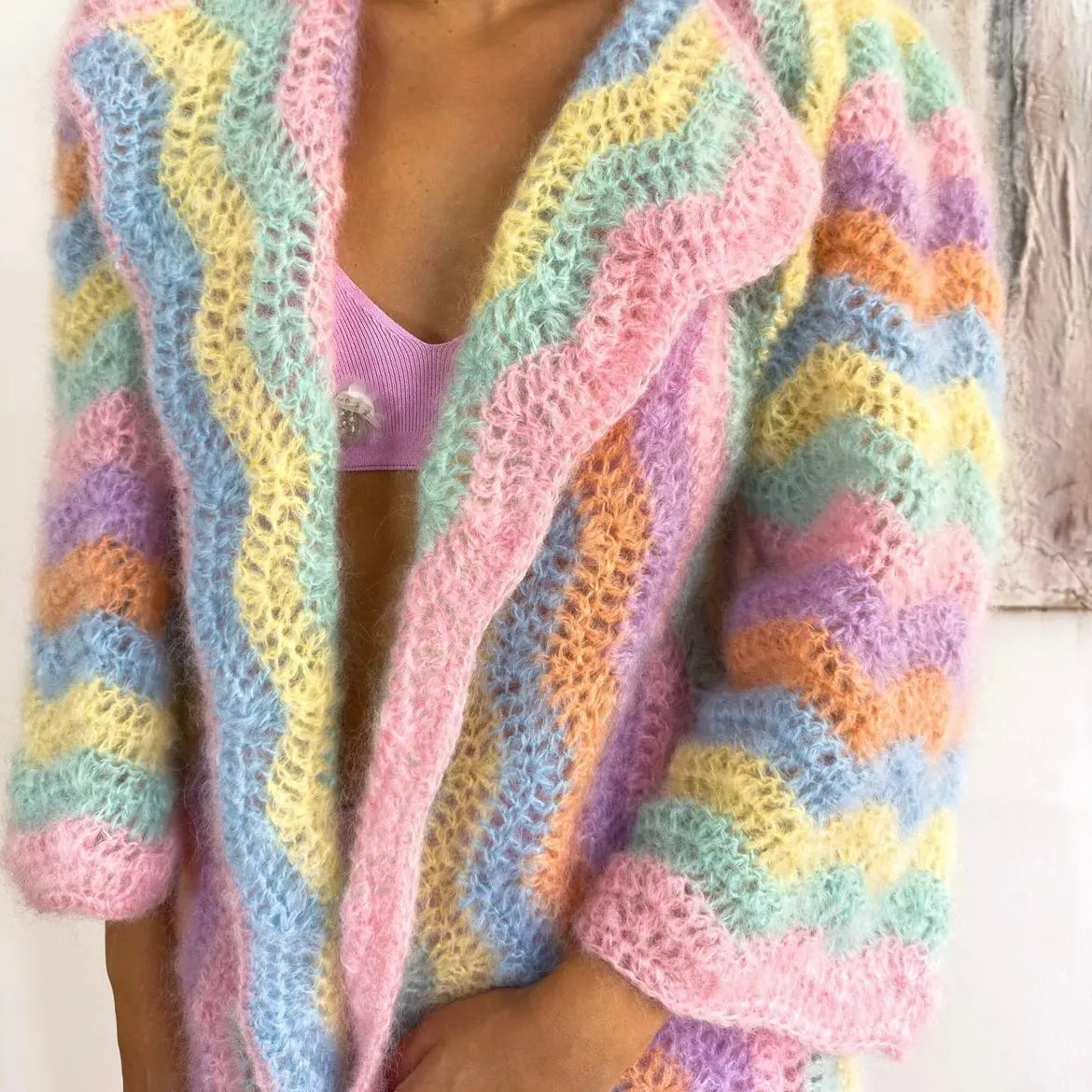 The Unique Cardigan Long - Pastel