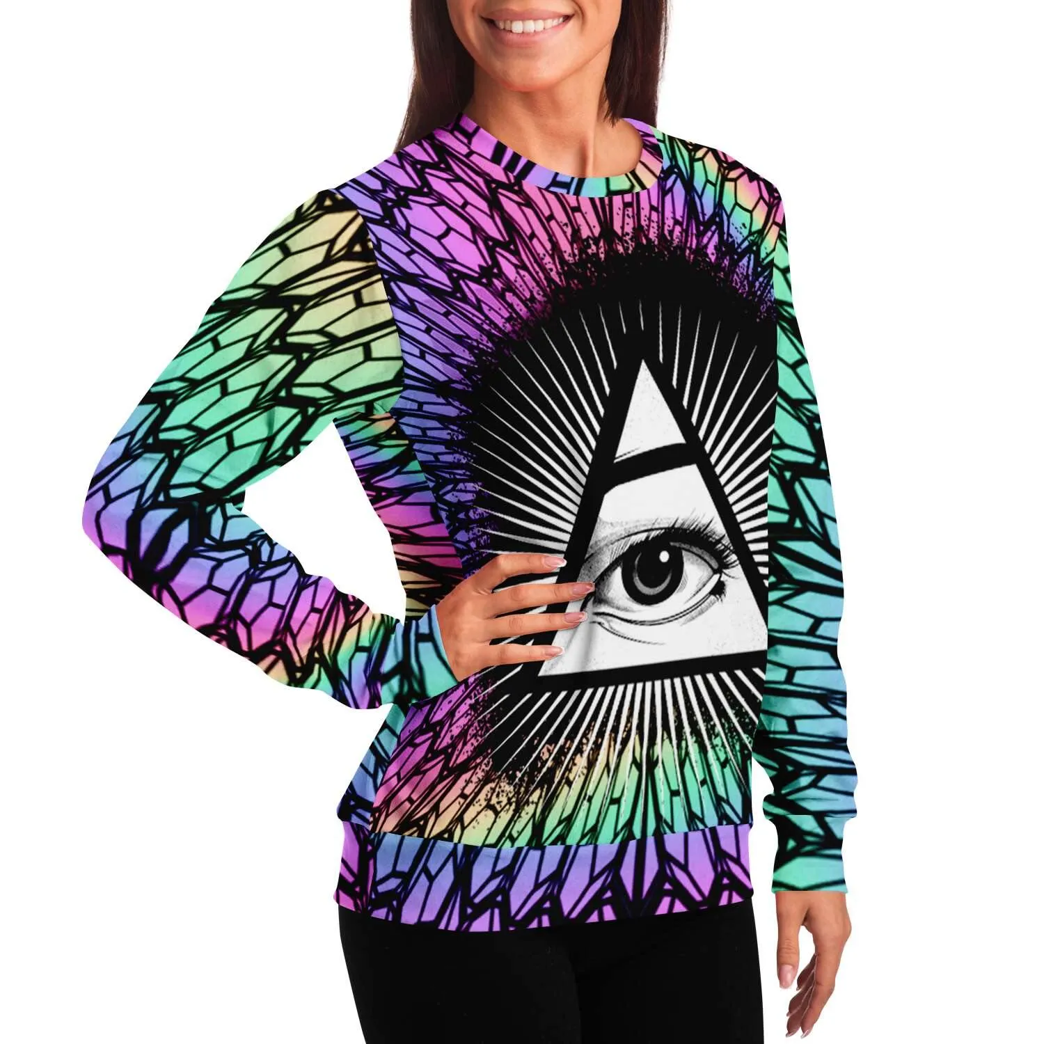 Third Eye Holographic Sweatshirt