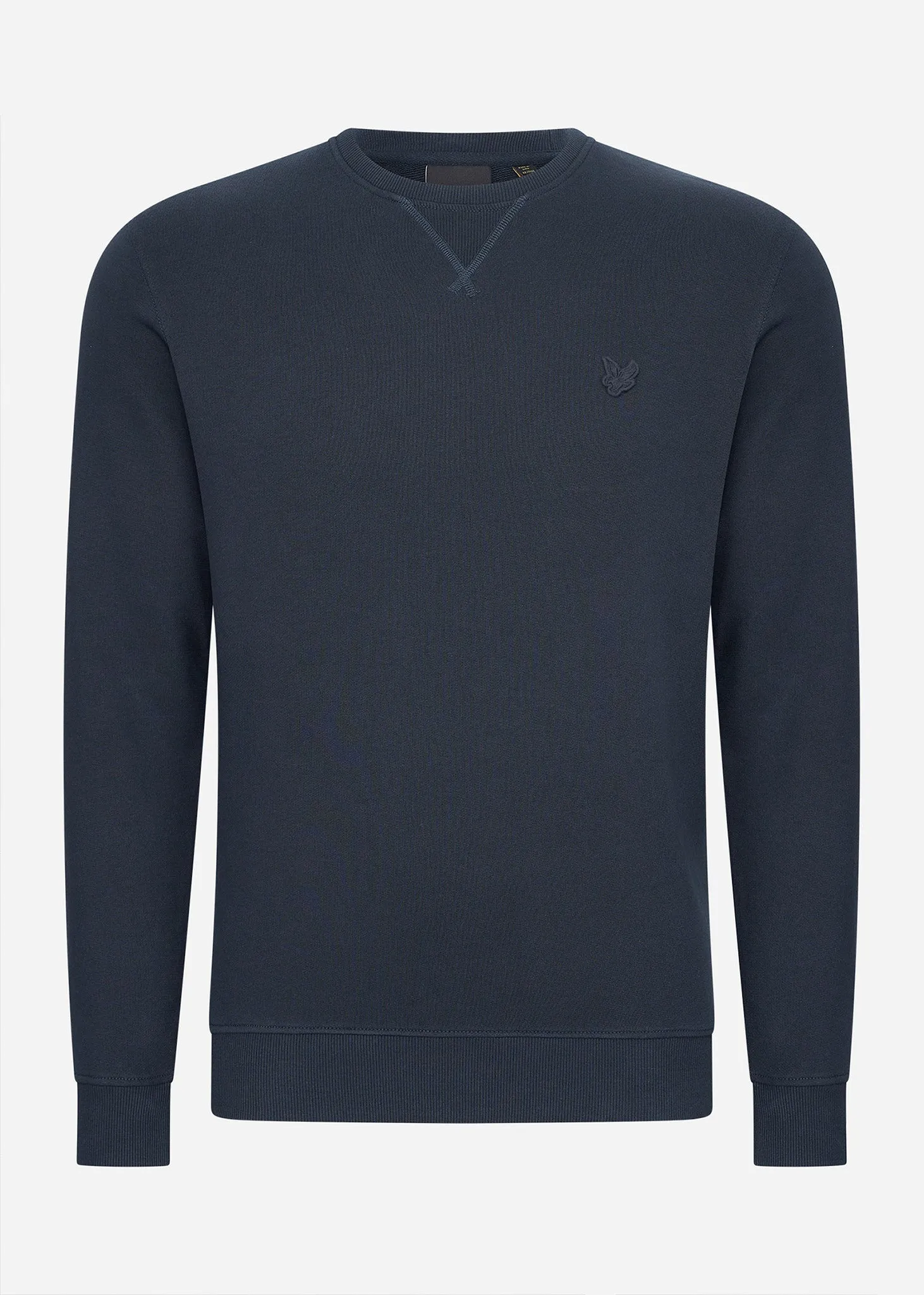 Tonal eagle crew neck sweatshirt - dark navy