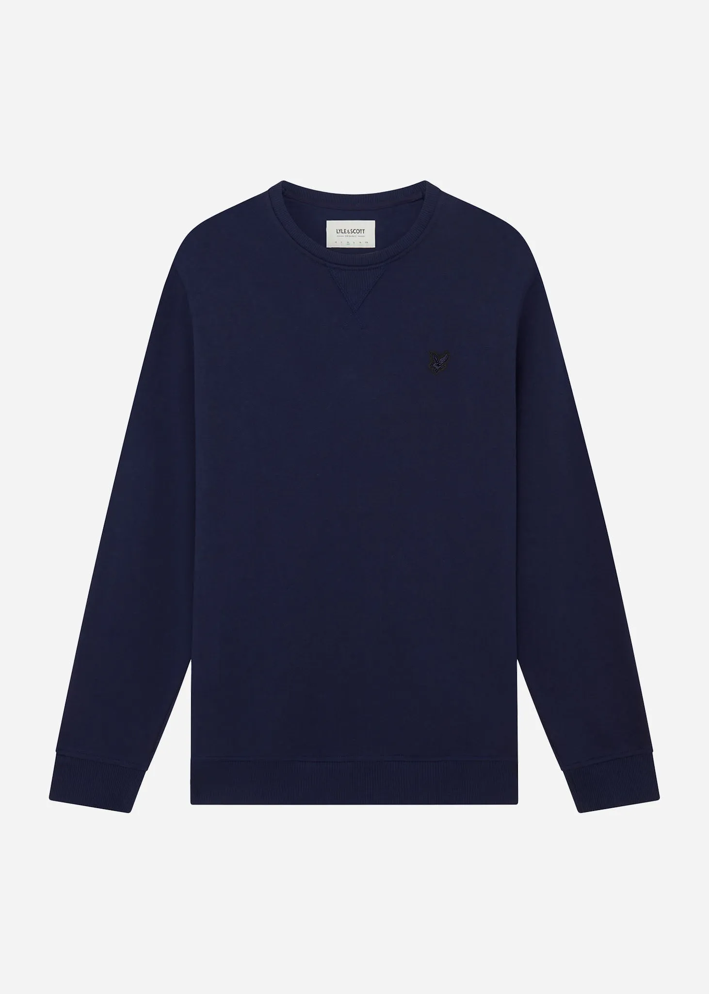 Tonal eagle crew neck sweatshirt - dark navy