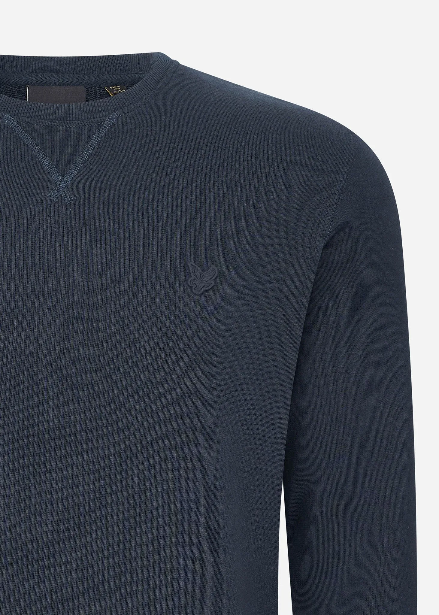 Tonal eagle crew neck sweatshirt - dark navy