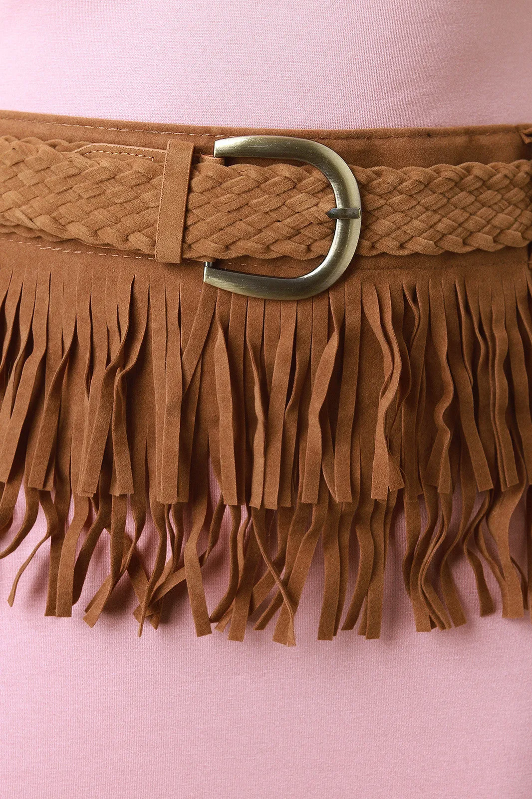 Two Layer Fringe Skirt Belt