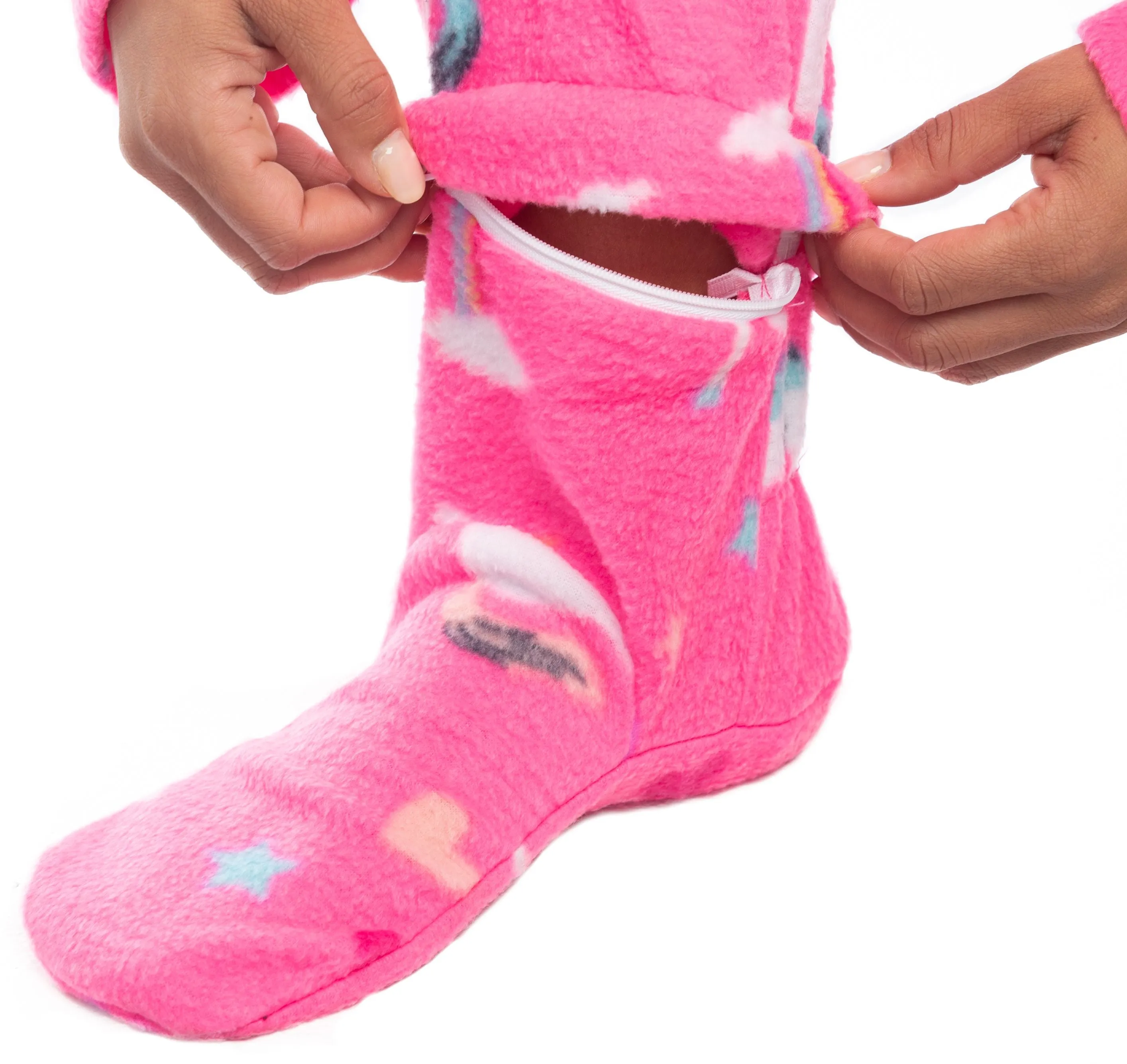 Unambitious Unicorn Onesie - Detachable Feet