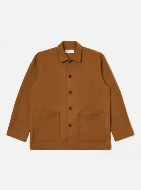 Universal Works Easy Jacket in Camel Melton