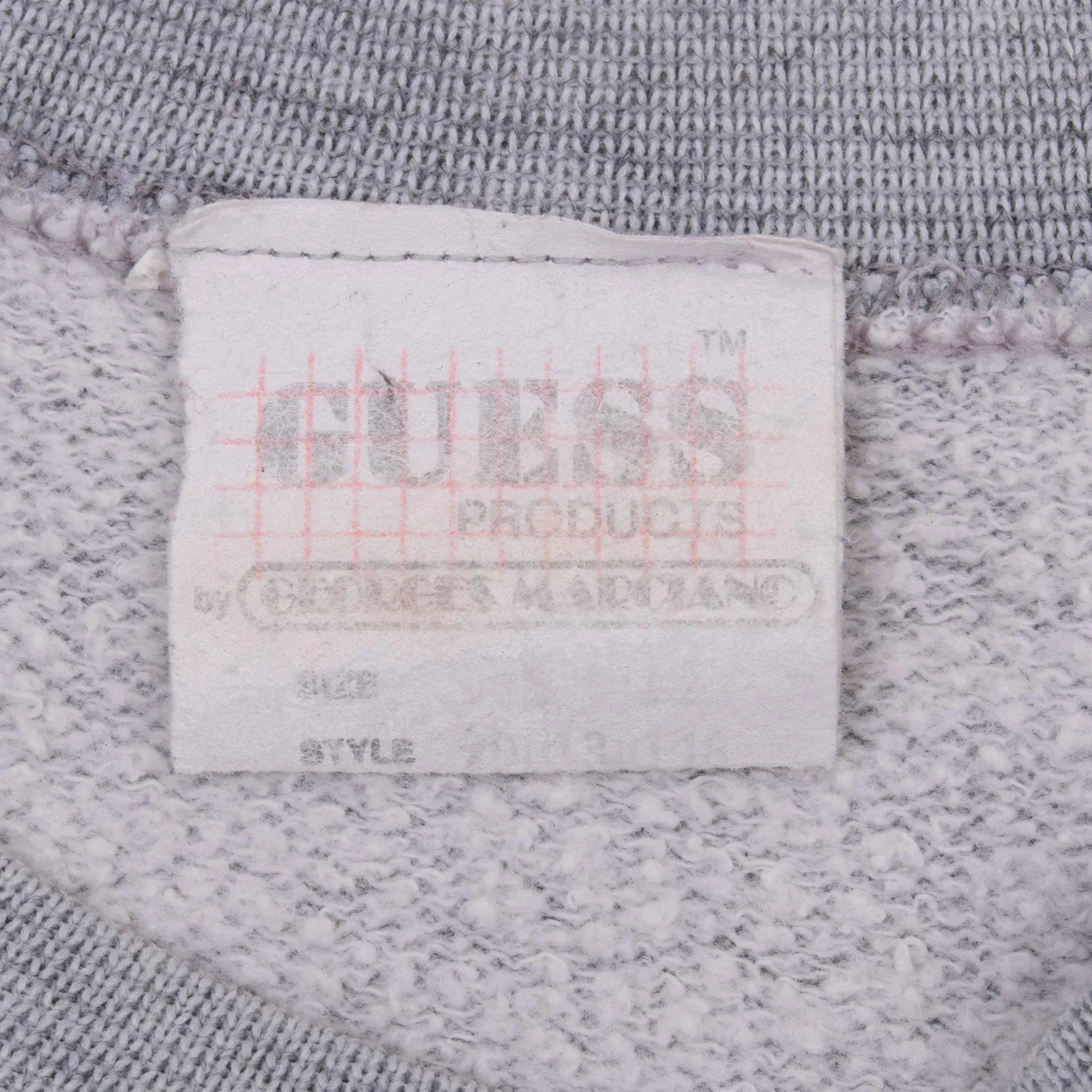 VINTAGE GUESS PRODUCT BY GEORGE MARCIANO SWEATSHIRT 1980S SZE MEDIUM MADE IN USA