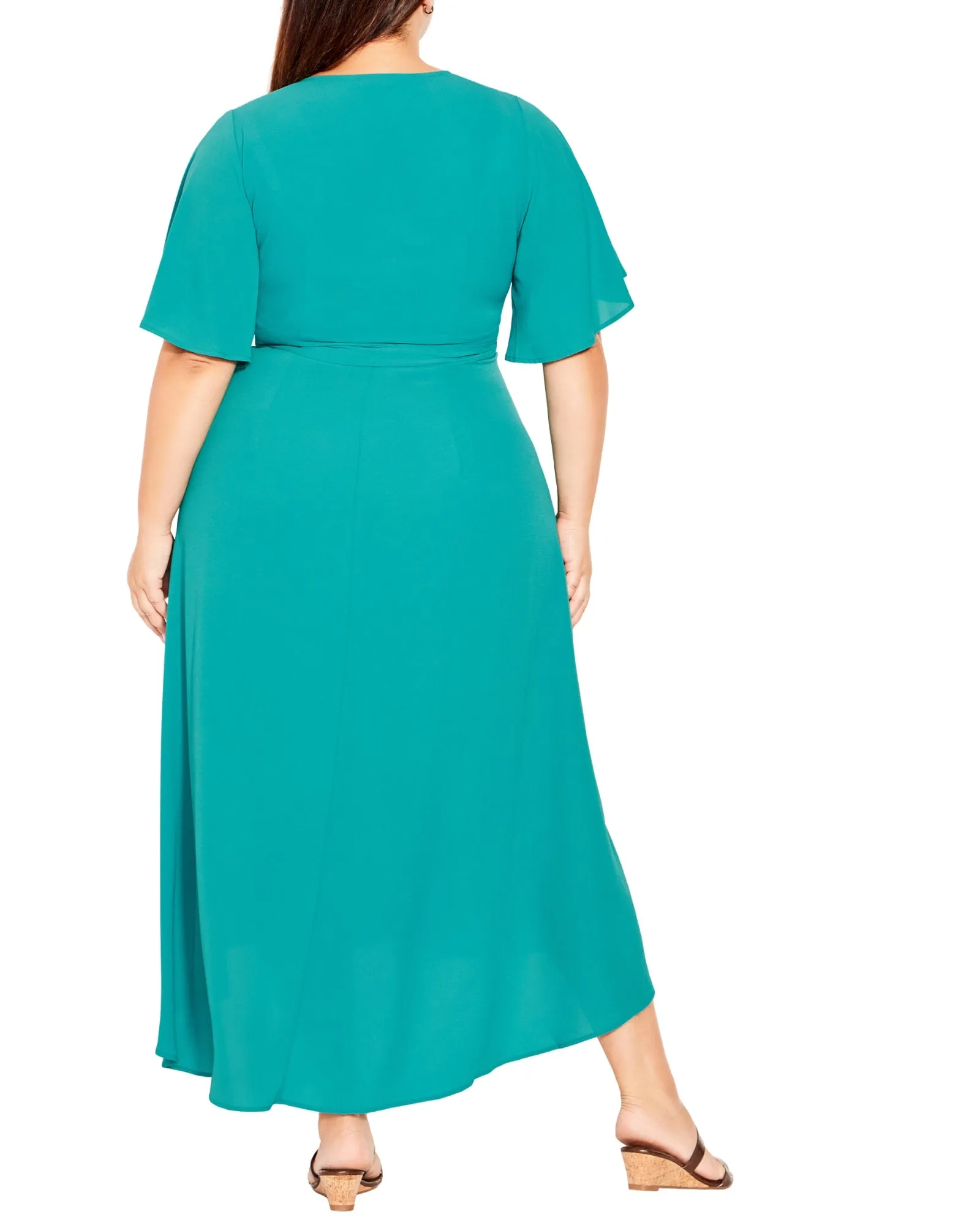 Vivian Wrap Dress | Teal