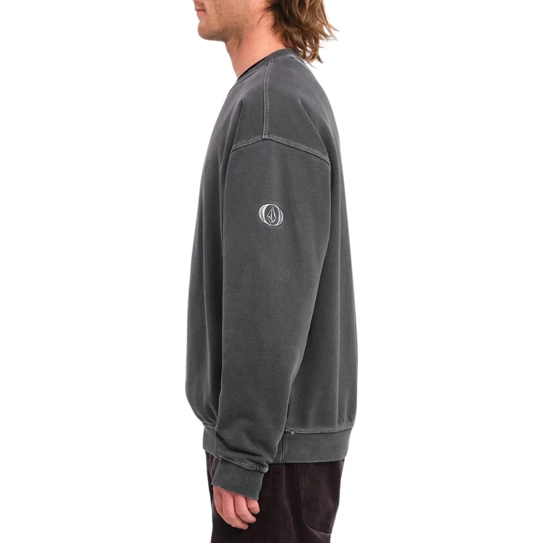 Volcom Skate Vitals Remy Crewneck Sweatshirt - Asphalt Black