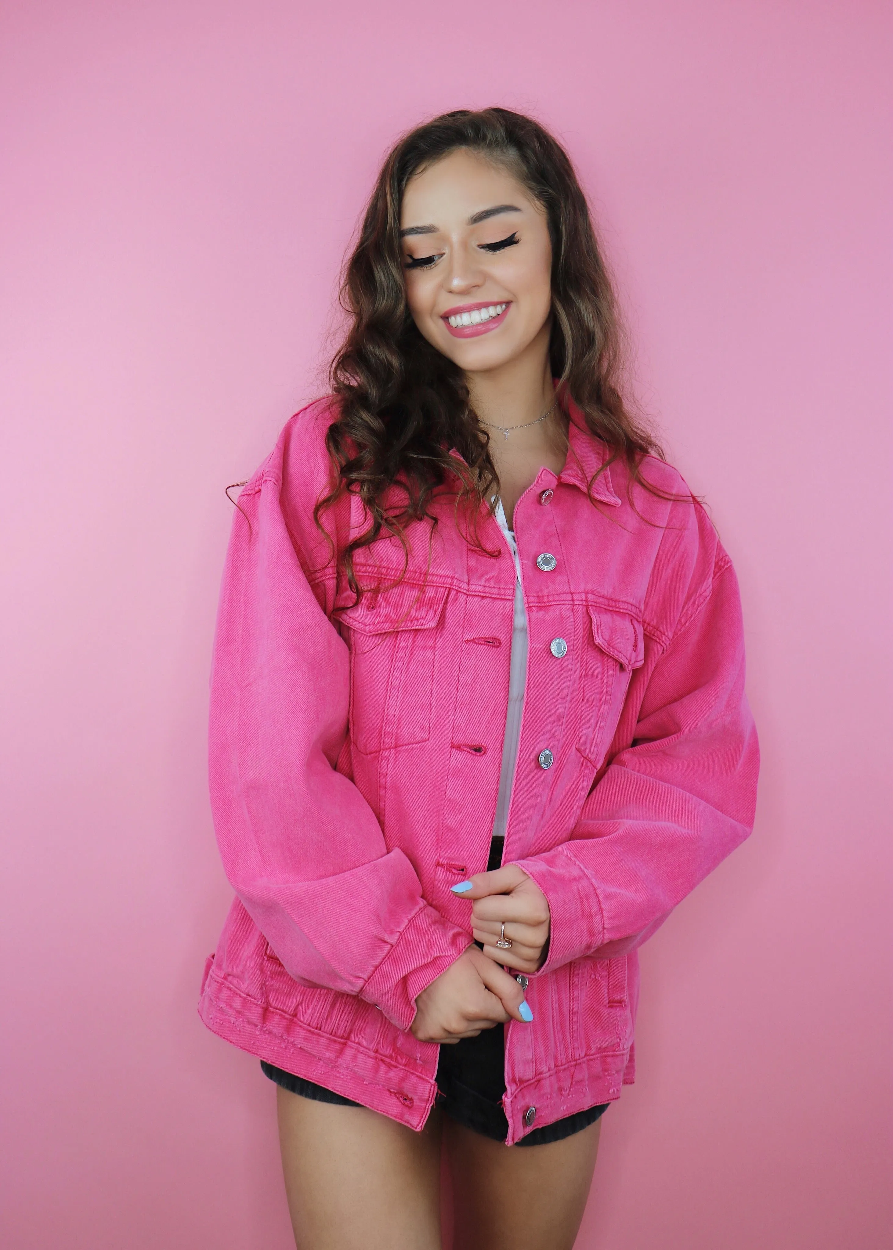 Watermelon Denim Jacket