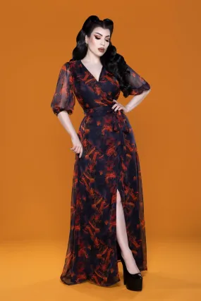 Winona Maxi Dress - Autumn Leaves