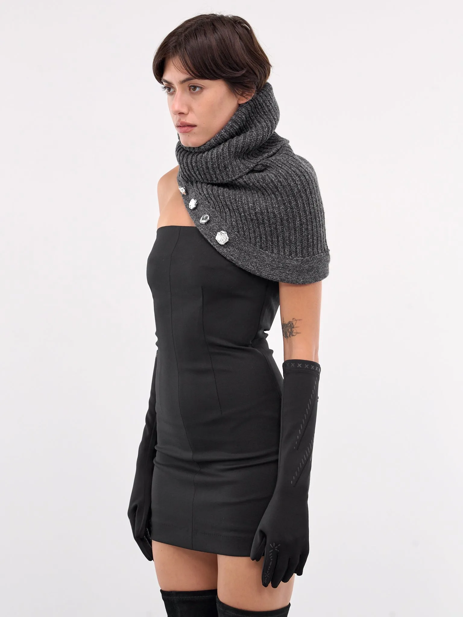 Wool Snood (AC3DG-DARK-GREY)