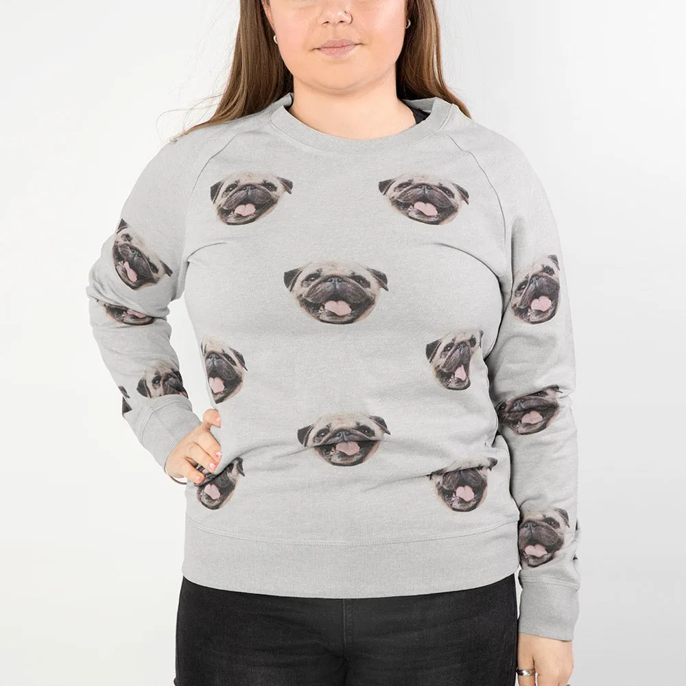 Your Dog Ladies Grey Sweatshirt